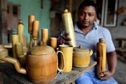 bamboo bottles